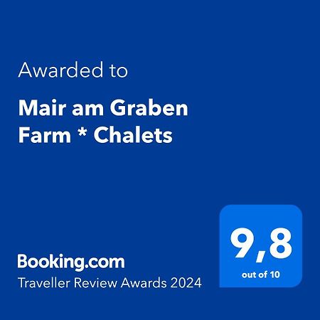 Mair Am Graben Farm * Chalets تيرينتو المظهر الخارجي الصورة